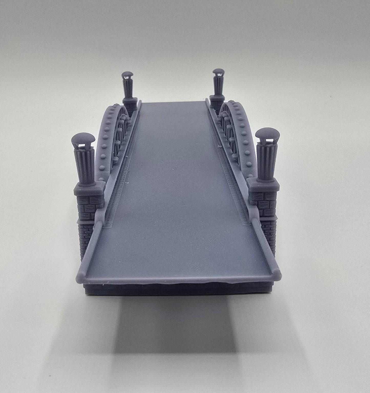 N Scale Double Arch Road Bridge 1:160 – Highly Detailed Model