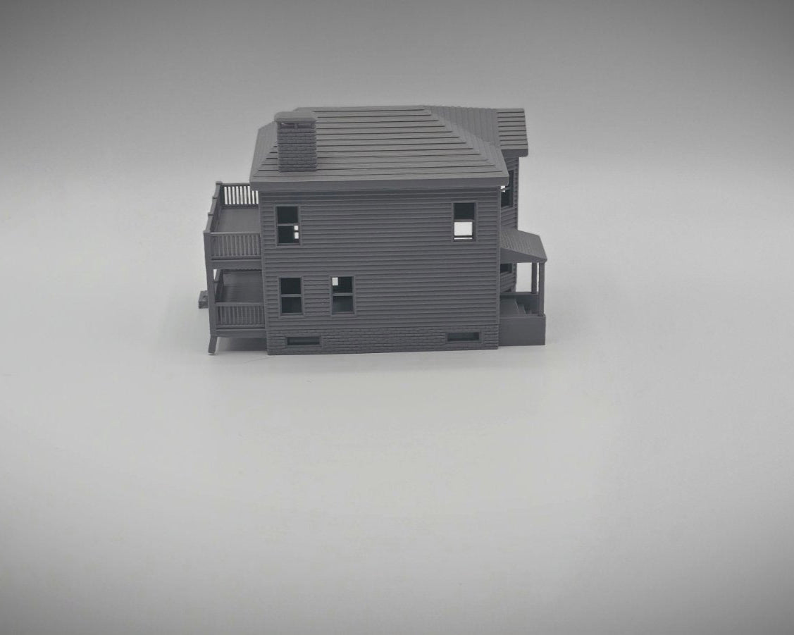 HO Scale Two-Story House