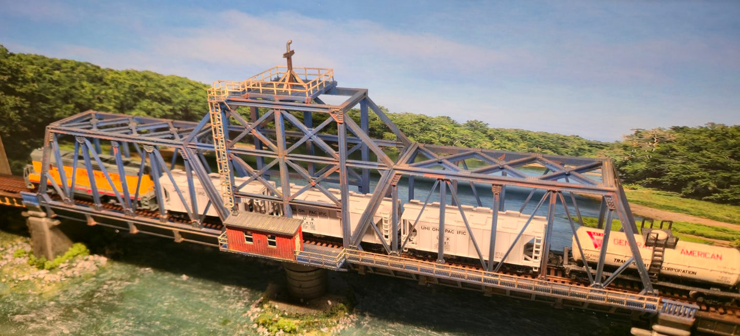 HO Scale Swing Bridge 1:87 – Highly Detailed Resin Model Kit