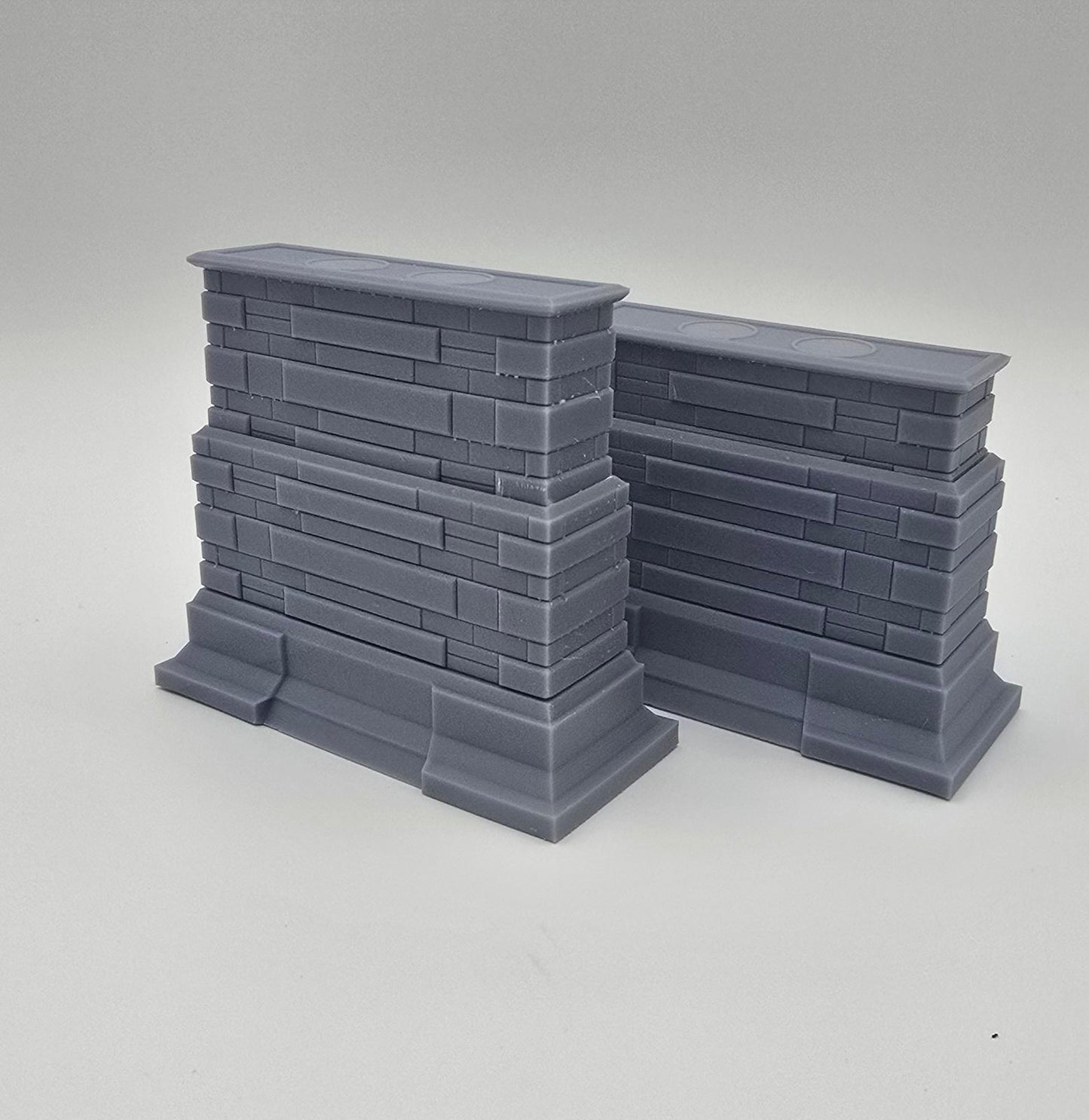 N Scale Bridge Piers – 2 Pack – Adjustable Height