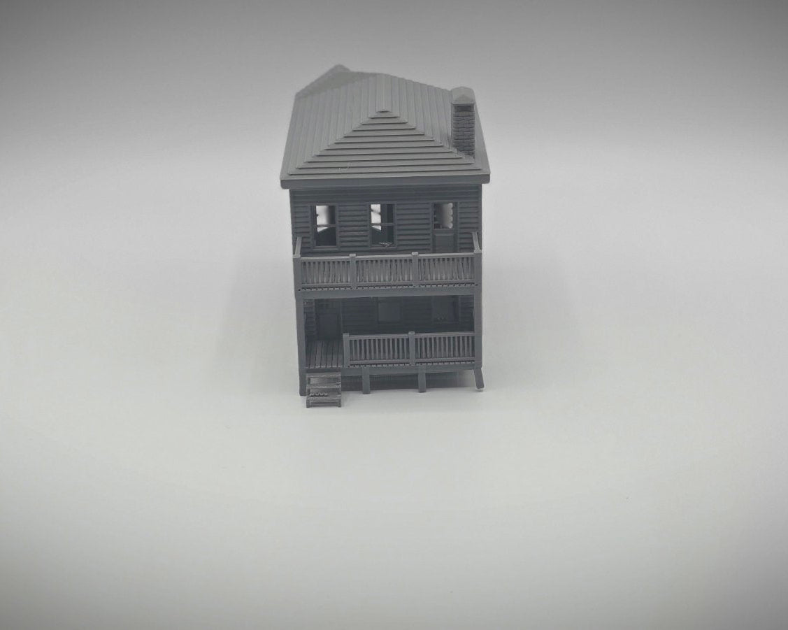 HO Scale Two-Story House