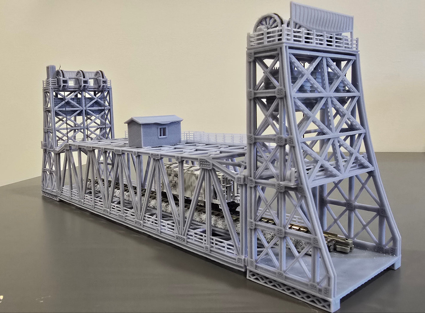 N Scale 1:160 Lift Bridge Double Track