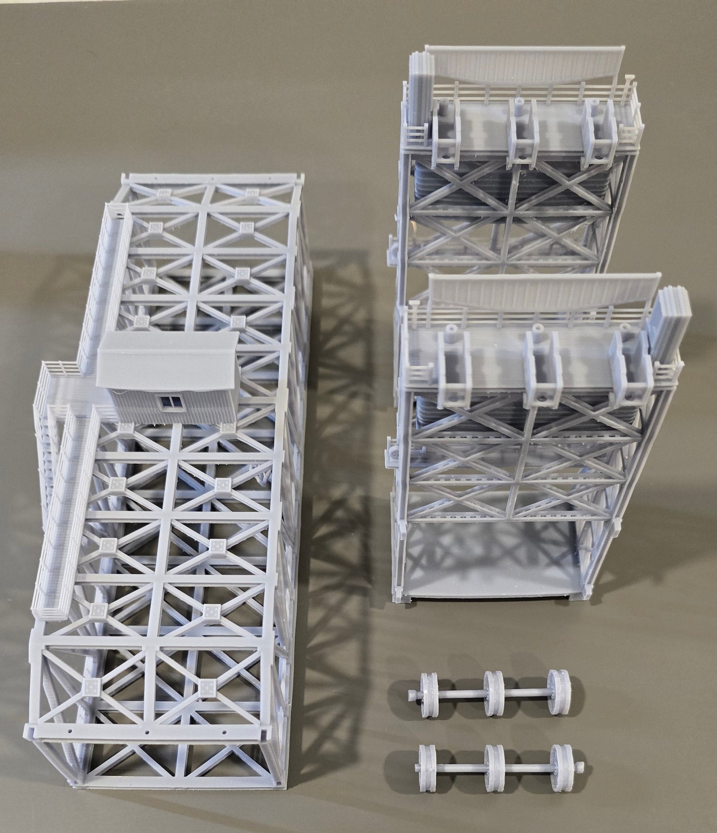 N Scale 1:160 Lift Bridge Double Track