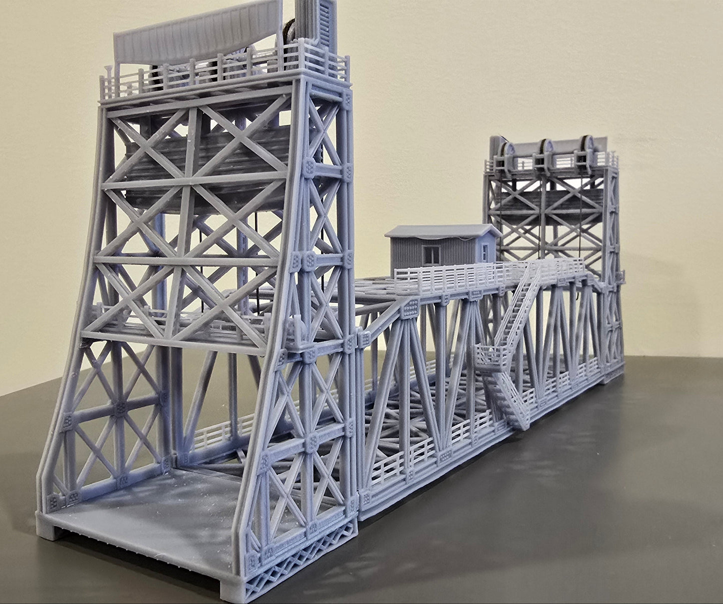 N Scale 1:160 Lift Bridge Double Track