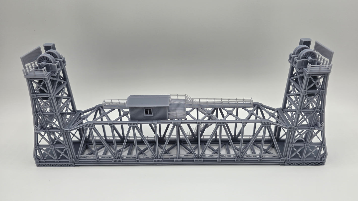 N scale Lift Bridge Single-Track