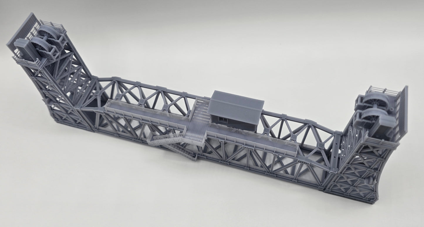 N scale Lift Bridge Single-Track