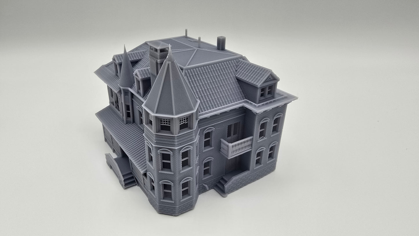 N Scale Victorian House Model