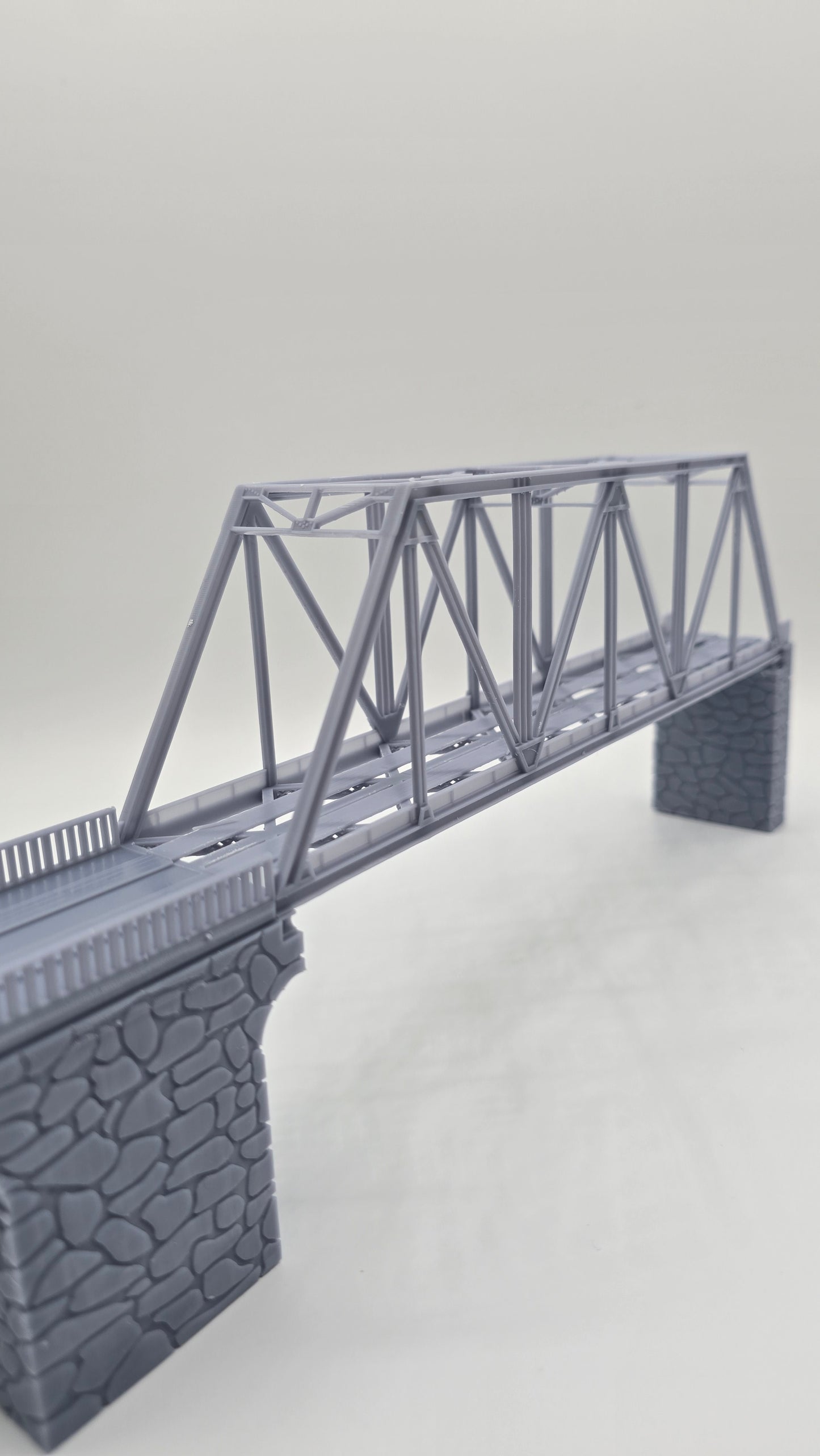 N Scale Truss Bridge Double Span Single Track