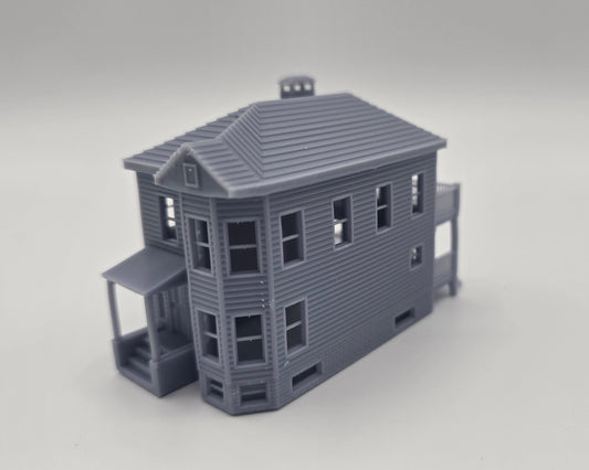 N Scale Two-Story House