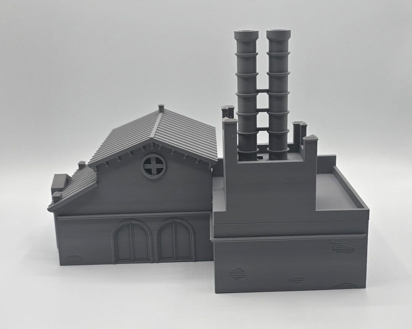 HO Scale Old Brewery – Industrial Building