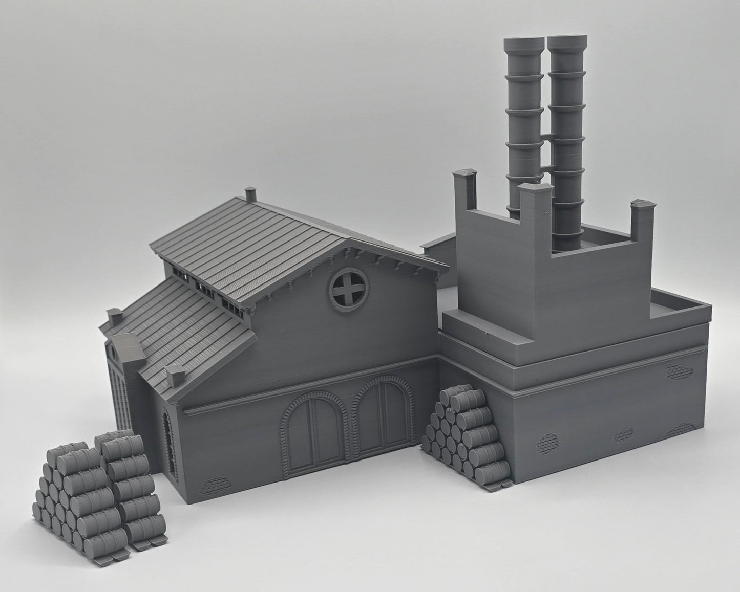 HO Scale Old Brewery – Industrial Building