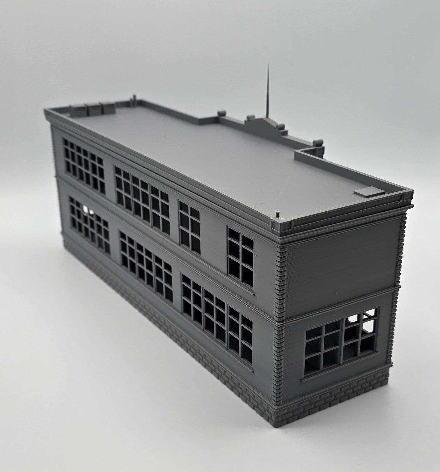 HO Scale 1:87 2-Story School Building