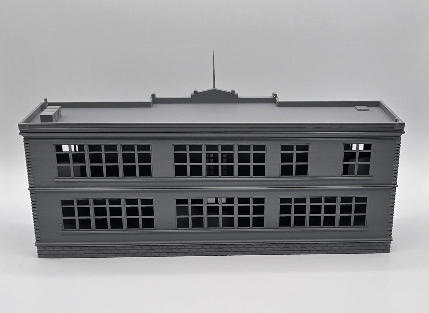 HO Scale 1:87 2-Story School Building