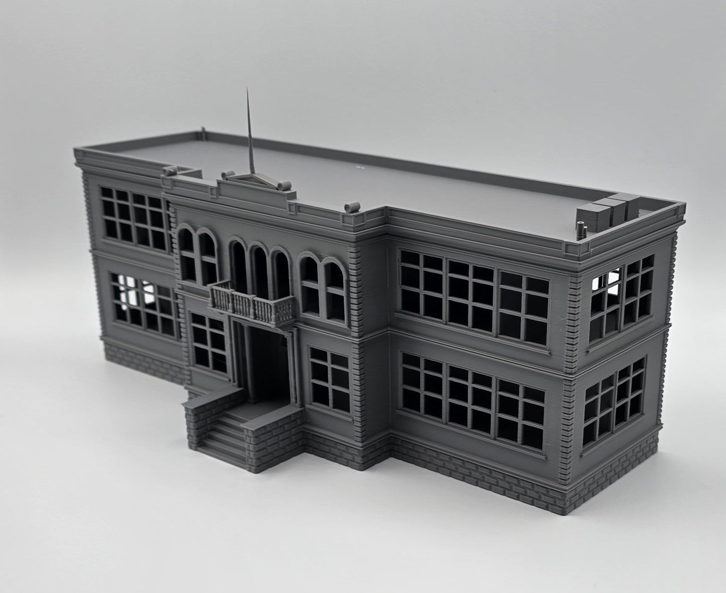 HO Scale 1:87 2-Story School Building