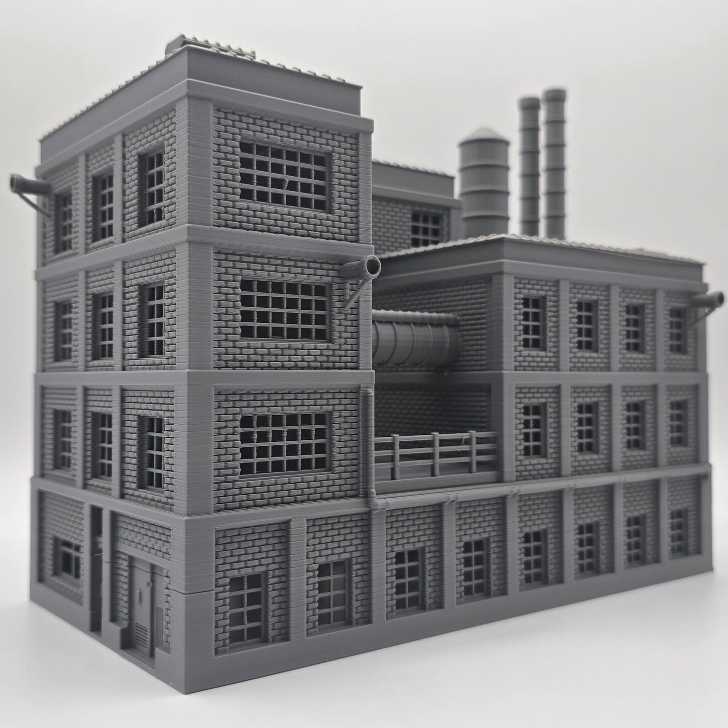 HO Scale Industrial Factory Building