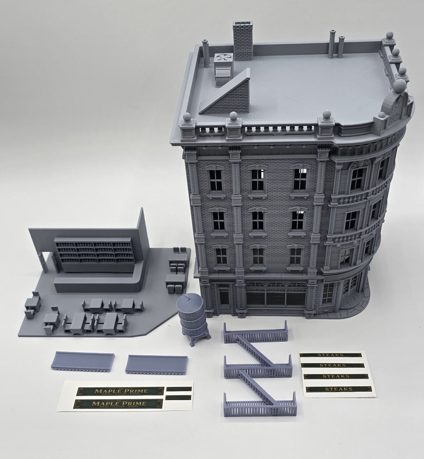 Maple Prime HO Scale Downtown Restaurant Building