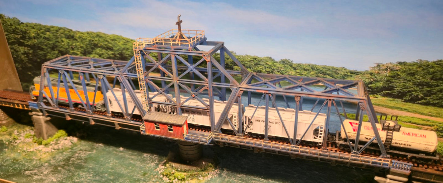 N Scale Swing Bridge 1:160 – Highly Detailed Resin Model Kit