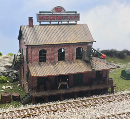 N Scale Water Gap Freight Depot Building1:160 – Highly Detailed Model