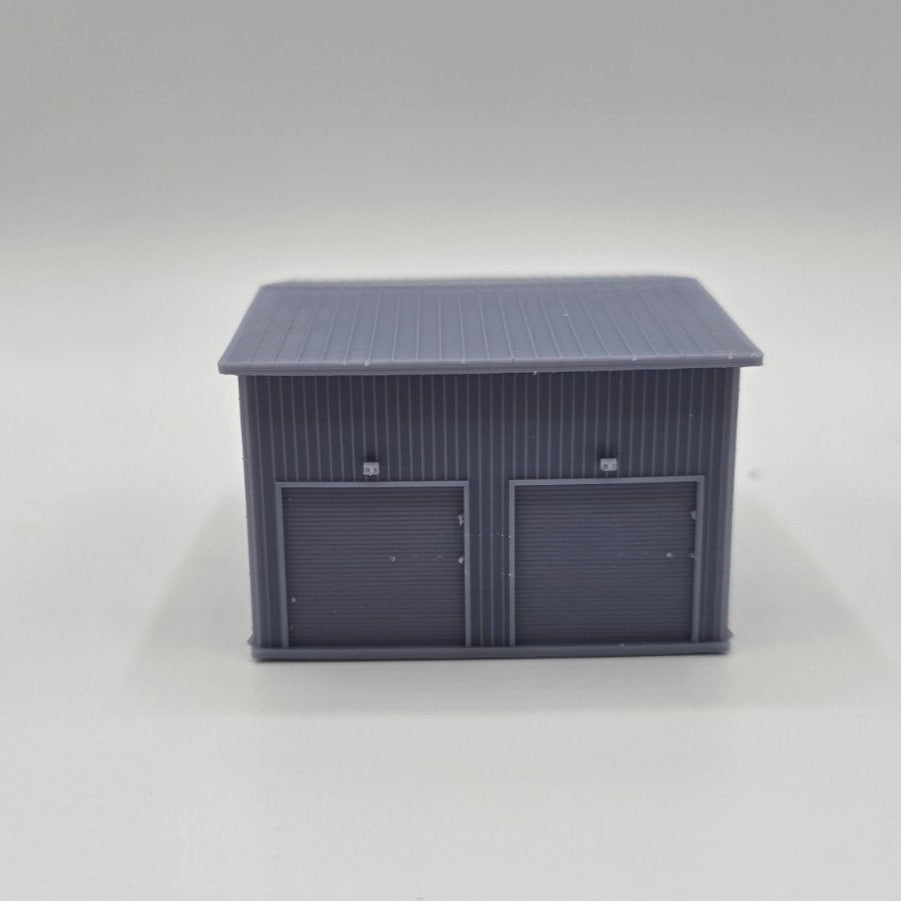 N Scale Industrial Steel Garage 1:160 Building
