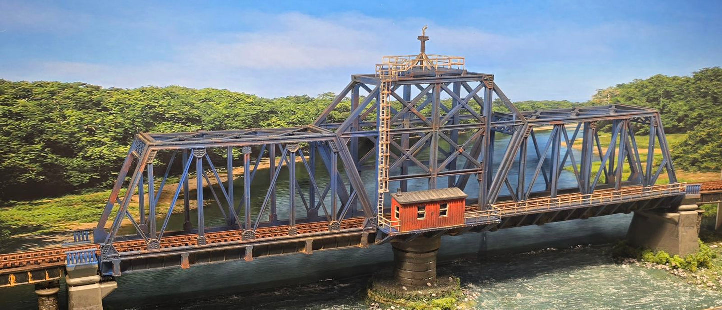HO Scale Swing Bridge 1:87 – Highly Detailed Resin Model Kit