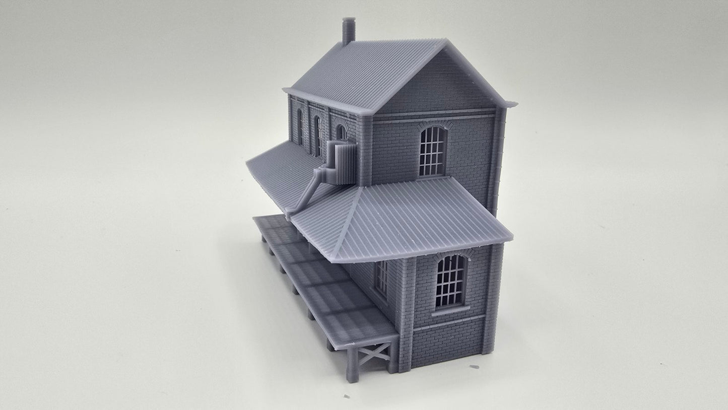 N Scale Water Gap Freight Depot Building1:160 – Highly Detailed Model