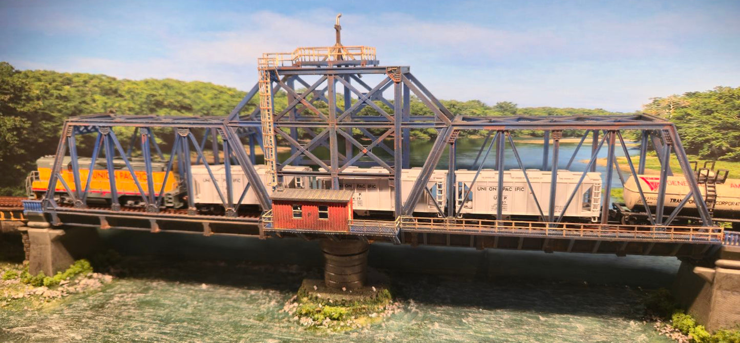 HO Scale Swing Bridge 1:87 – Highly Detailed Resin Model Kit