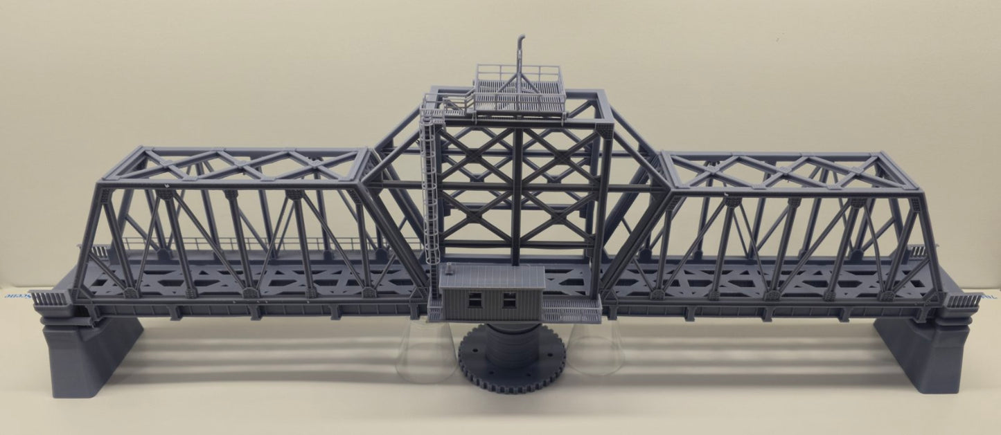 HO Scale Swing Bridge 1:87 – Highly Detailed Resin Model Kit