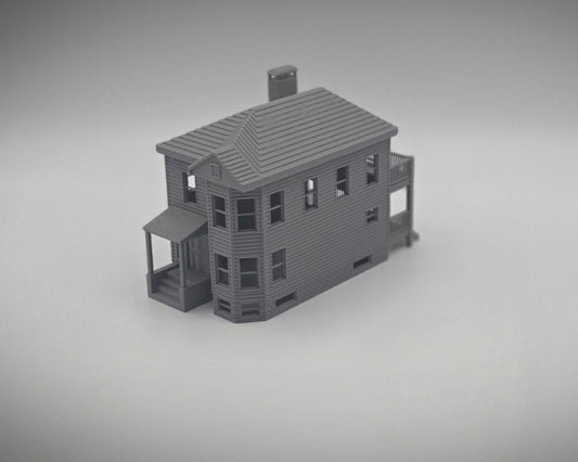 HO Scale Two-Story House
