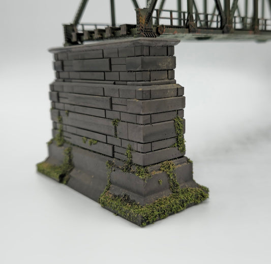 N Scale Bridge Piers – 2 Pack – Adjustable Height