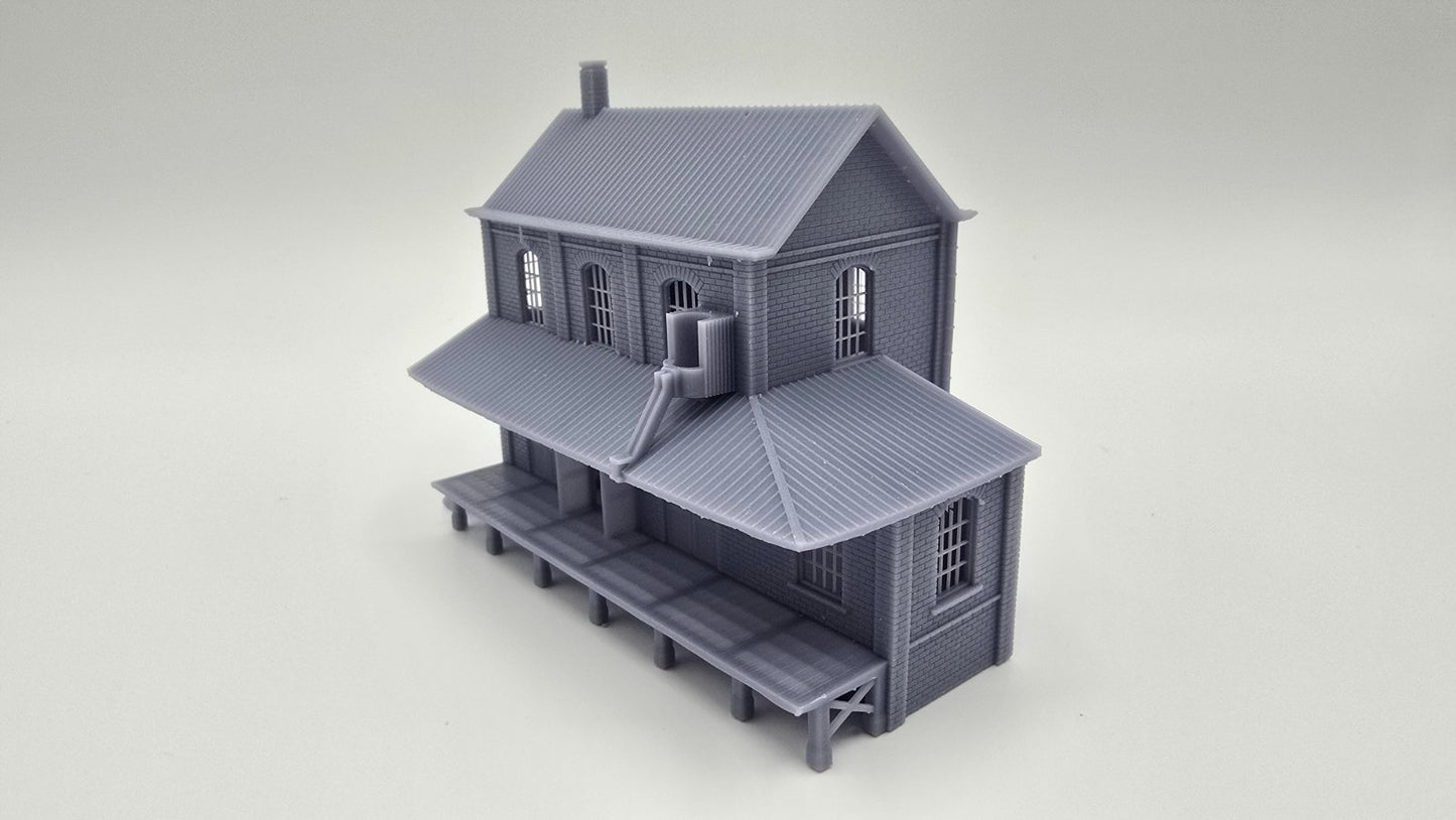 N Scale Water Gap Freight Depot Building1:160 – Highly Detailed Model