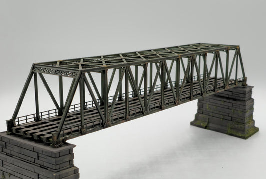 N Scale Classic Truss Bridge – Double Track – High Detail