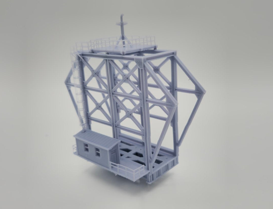 N Scale Swing Bridge 1:160 – Highly Detailed Resin Model Kit