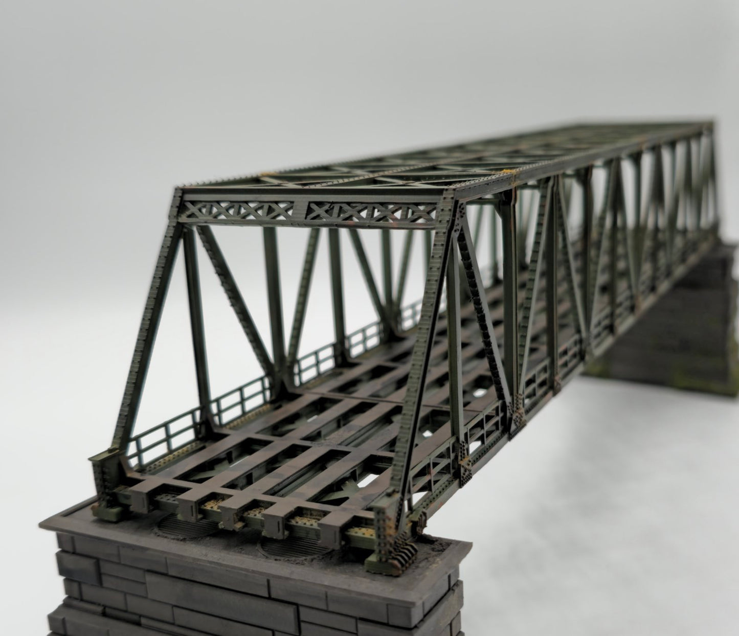 N Scale Classic Truss Bridge – Double Track – High Detail