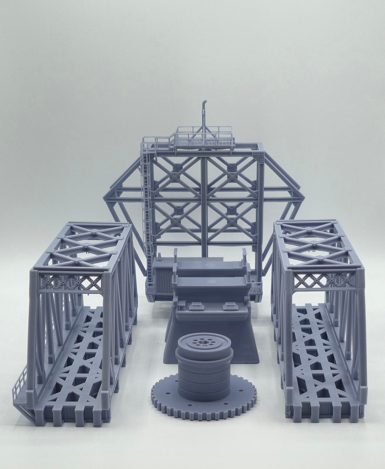 HO Scale Swing Bridge 1:87 – Highly Detailed Resin Model Kit