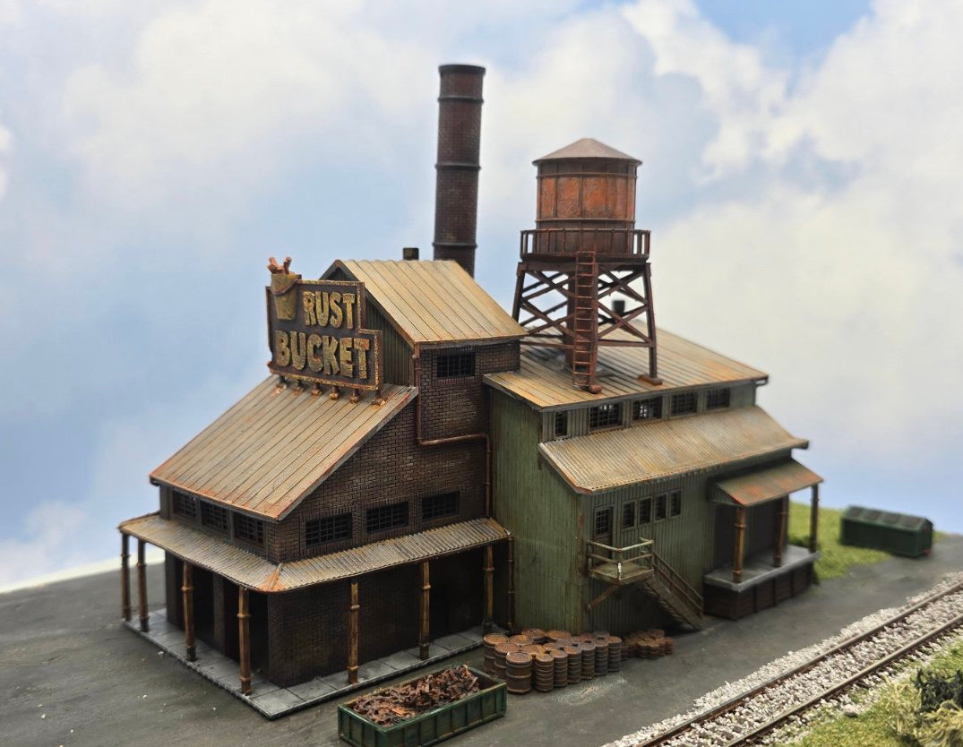 N Scale – The Rust Bucket High Detail Industrial 1:160 Building