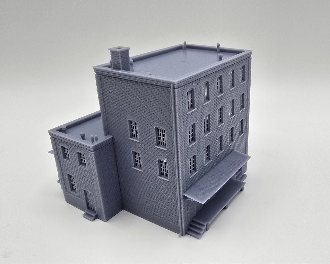 N Scale Harborline Brick Depot 1:160 Industrial Building
