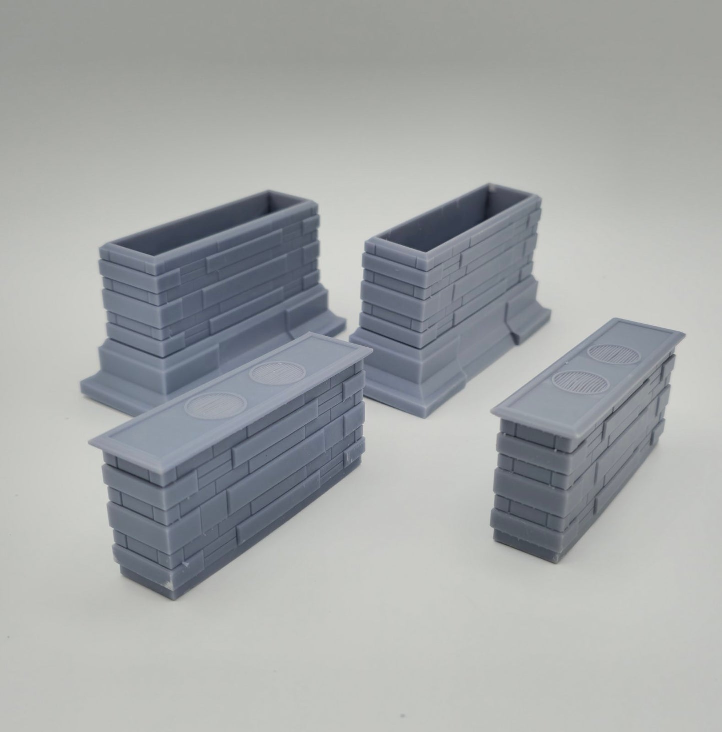 N Scale Bridge Piers – 2 Pack – Adjustable Height