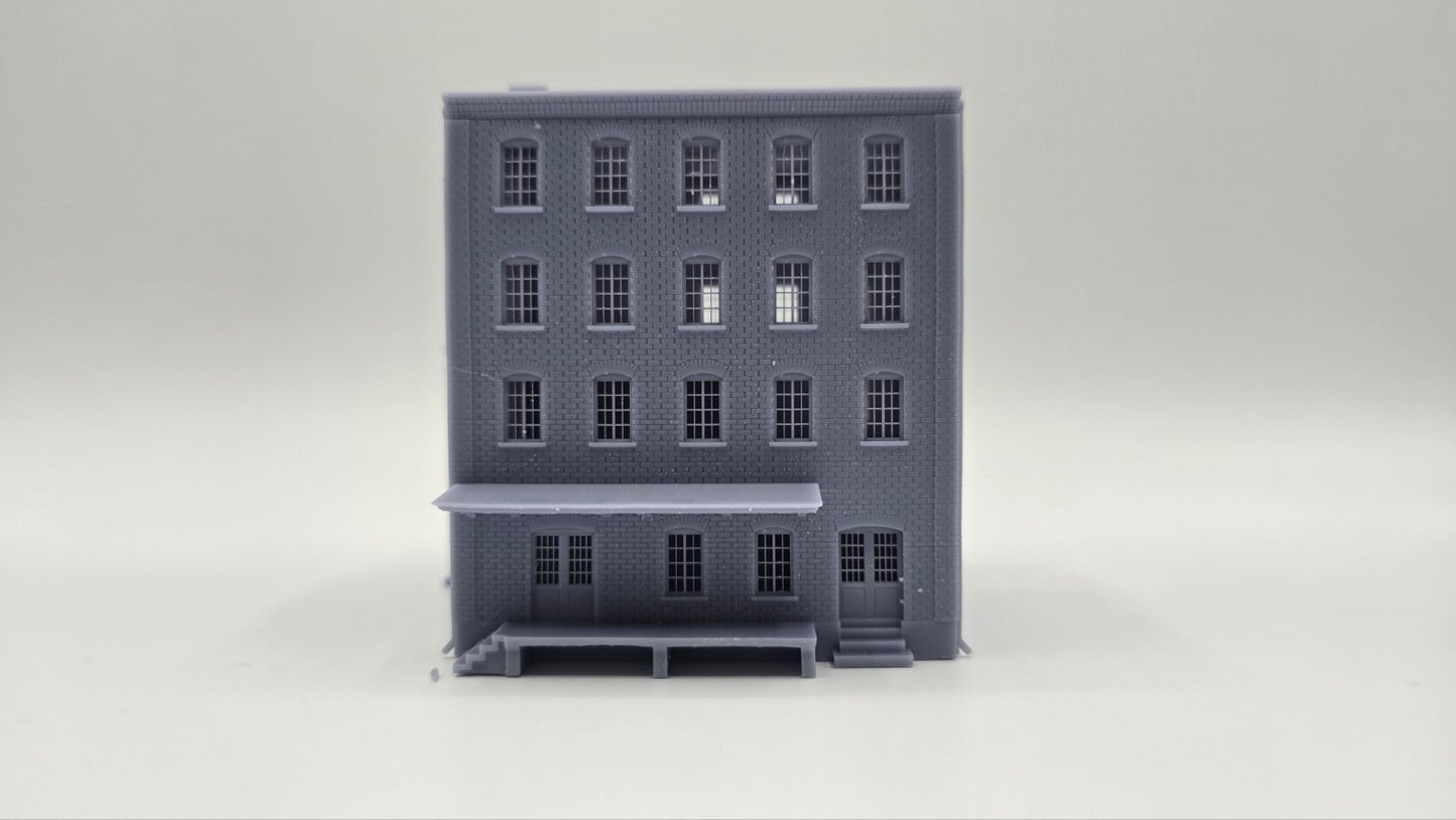 N Scale Harborline Brick Depot 1:160 Industrial Building