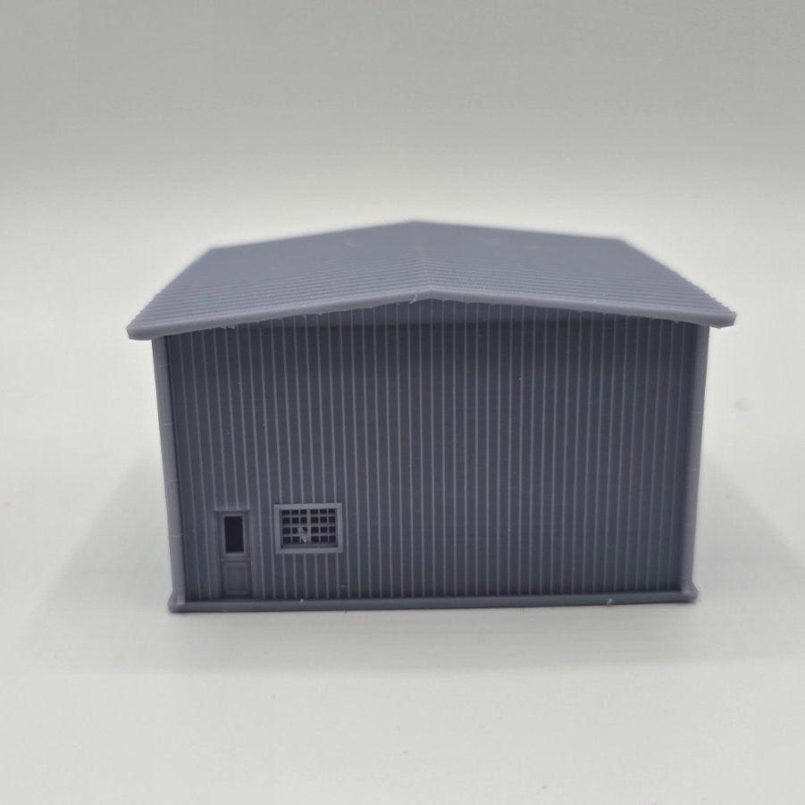 N Scale Industrial Steel Garage 1:160 Building