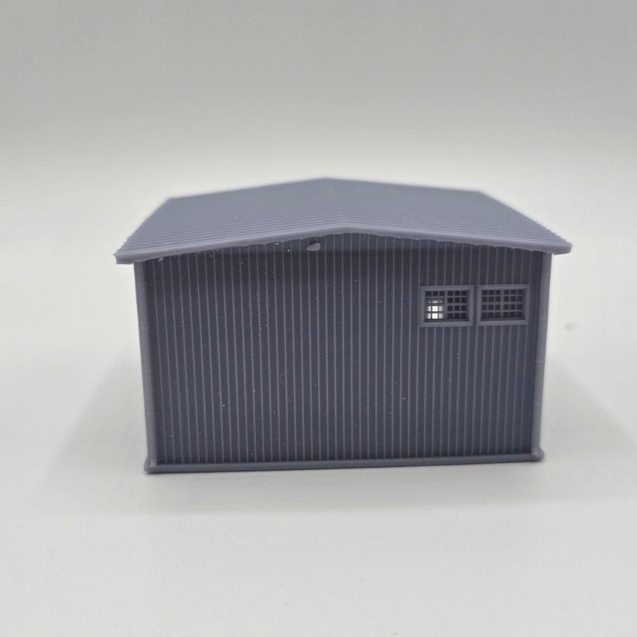 N Scale Industrial Steel Garage 1:160 Building