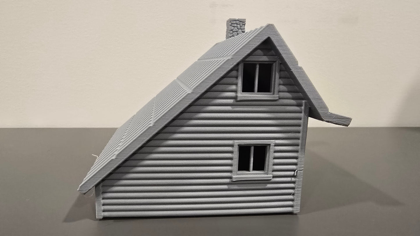 Ho Scale Mountain Cabin