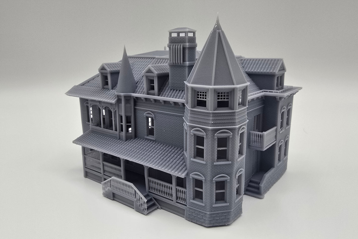 N Scale Victorian House Model