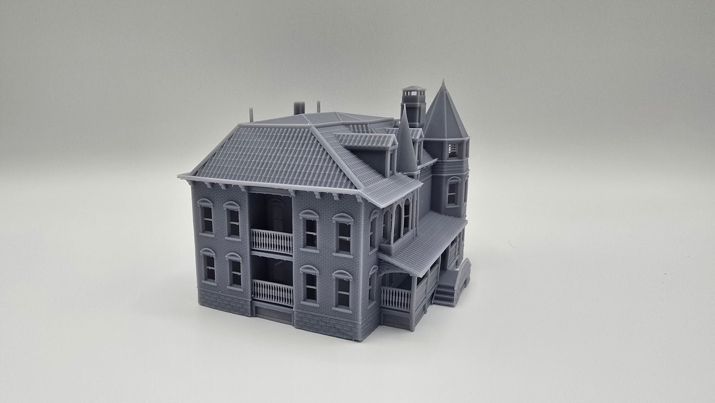 N Scale Victorian House Model