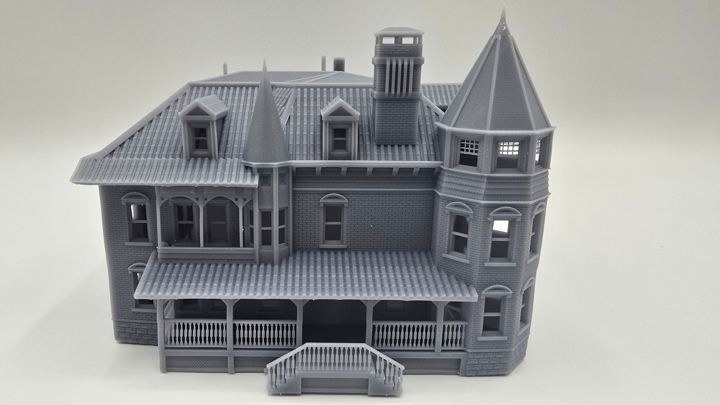 N Scale Victorian House Model