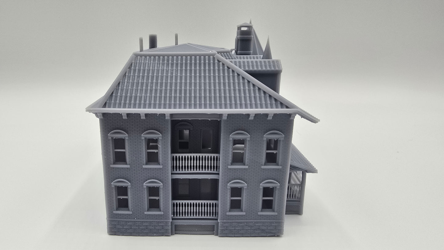 N Scale Victorian House Model