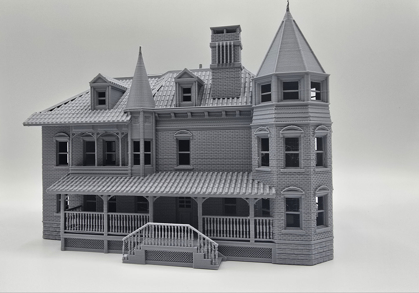 Ho Scale Victorian House Model