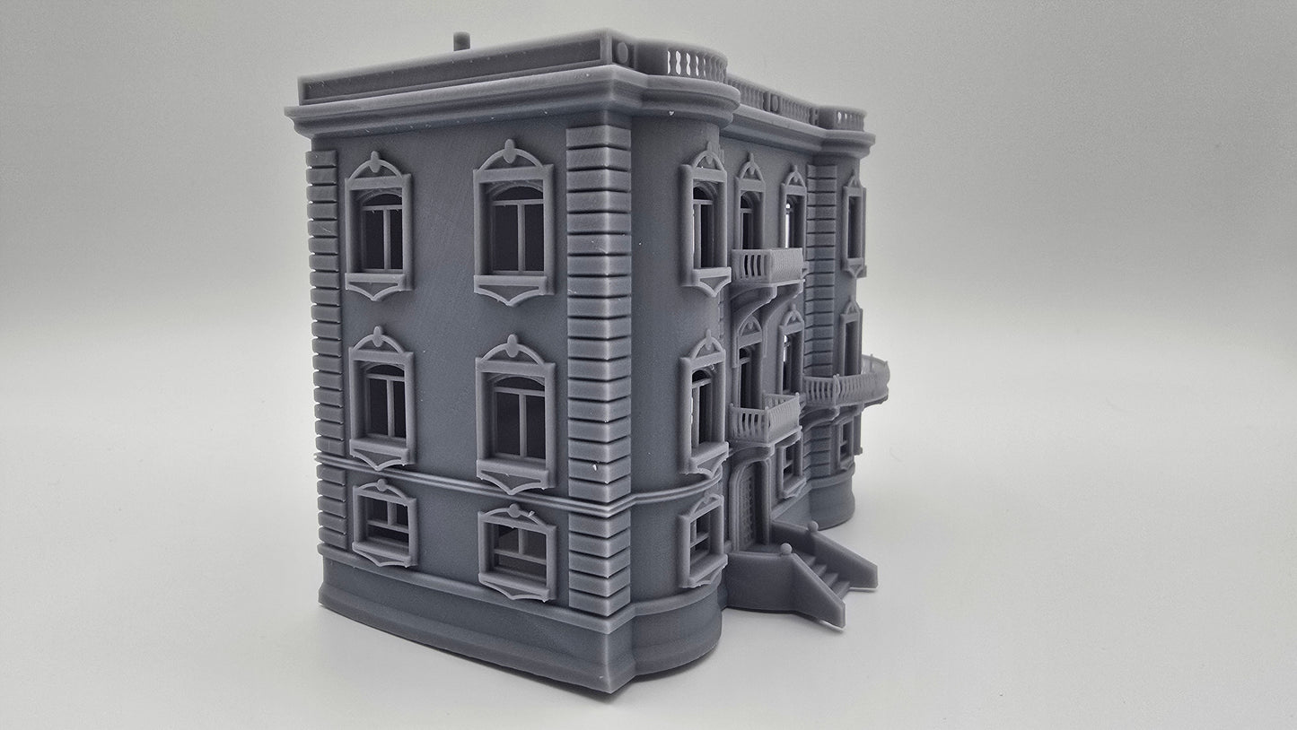 N Scale Gilded Age Residential Building