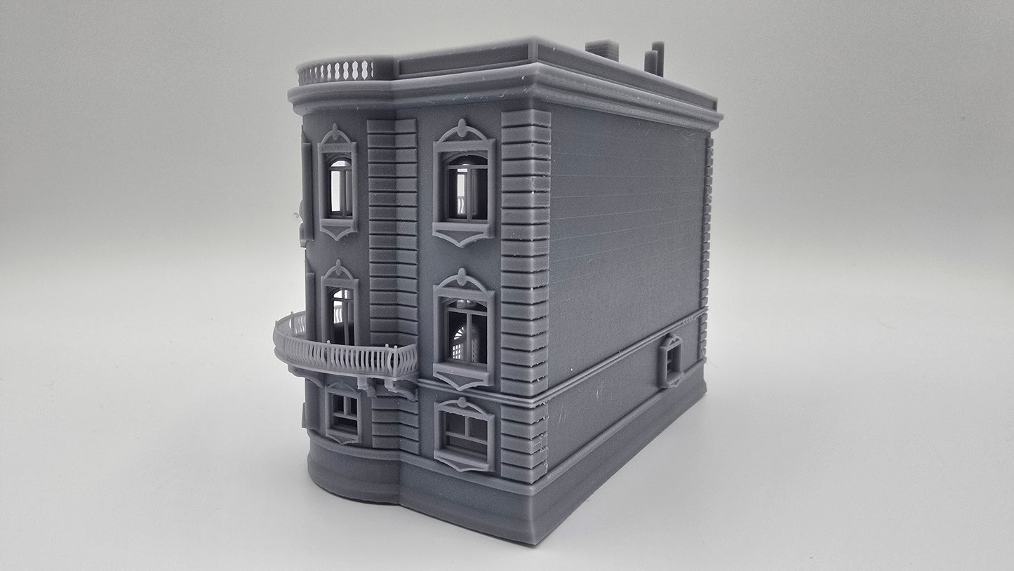 N Scale Gilded Age Residential Building