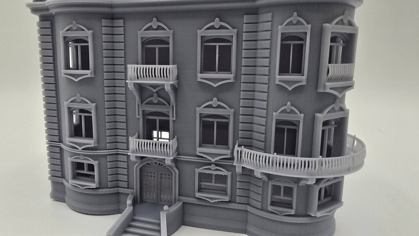 N Scale Gilded Age Residential Building