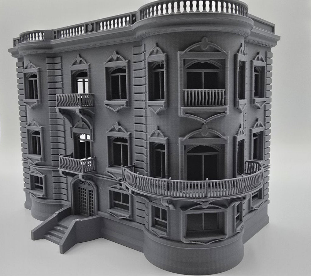 Ho scale Gilded Age Residential Building